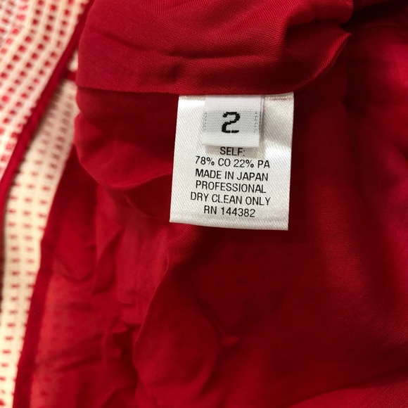 Adeam Red Stripe Dress - Picture 3 of 3